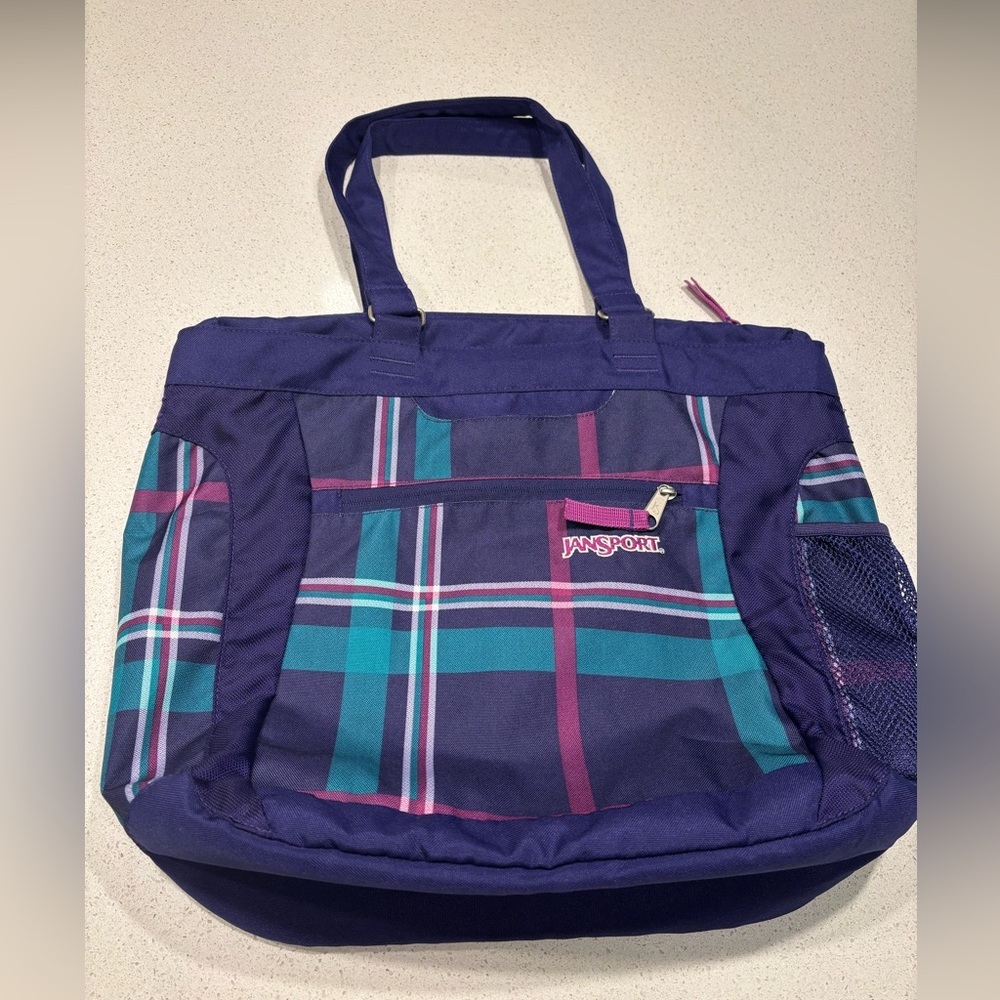 Jansport | Purple and Blue Tote Bag